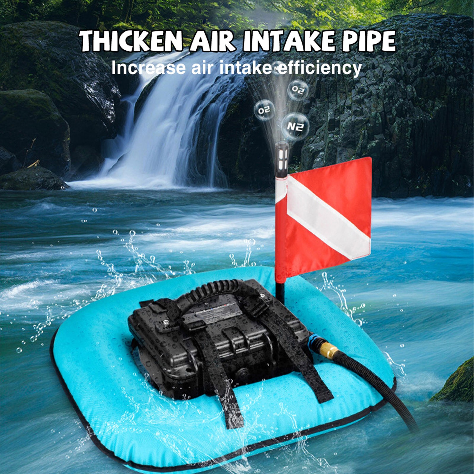 Portable Electric Diving Ventilator Rechargeable Scuba Diving Tank With DTLY