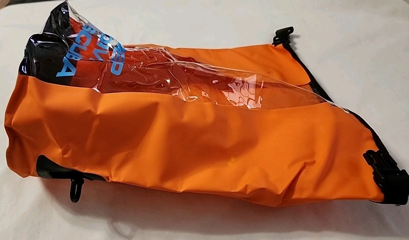 DEEP DIVE SCUBA WATERPROOF DRY BAG 18in X 15in ORANGE