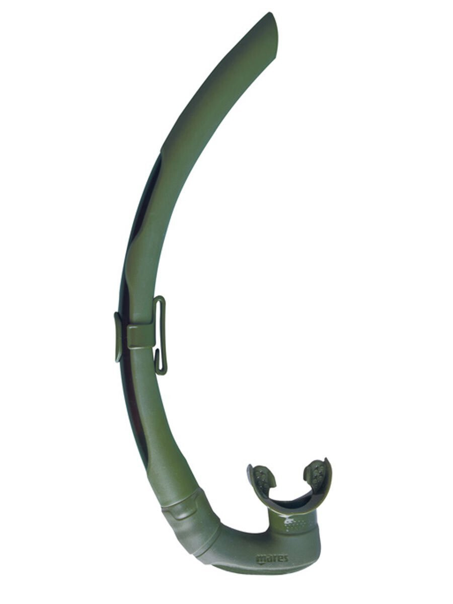 Mares Dual Snorkel Dive Scuba Free Diving Spearfishing Green 421457