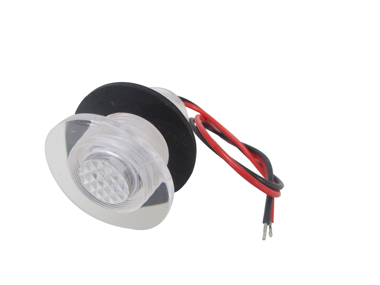 MARINE BOAT LED LIVEWELL ROUND BUTTON WHITE COURTESY LIGHT OEM White