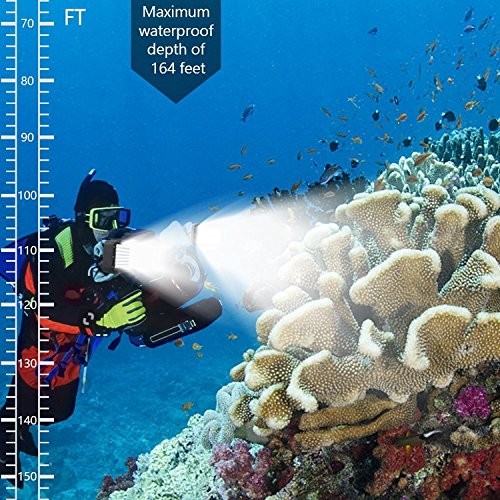 «84 LED Waterproof Dive Light for GoPro, Canon, Nikon, Sony, and More»