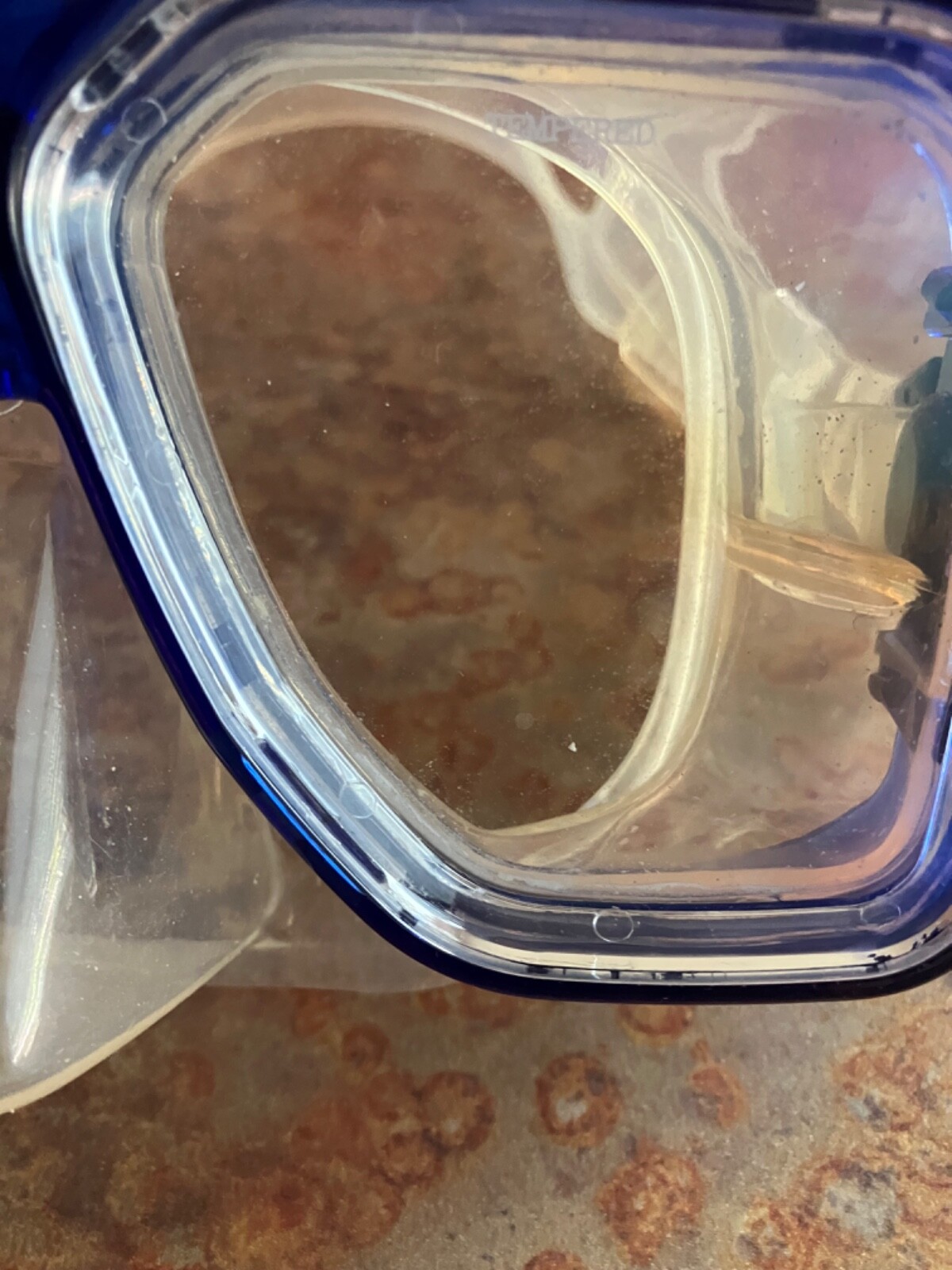 NEARSIGHTED? SCUBAMAX Navigator, -2.5 Lens Scuba Mask, Size Medium, Cobalt Blue