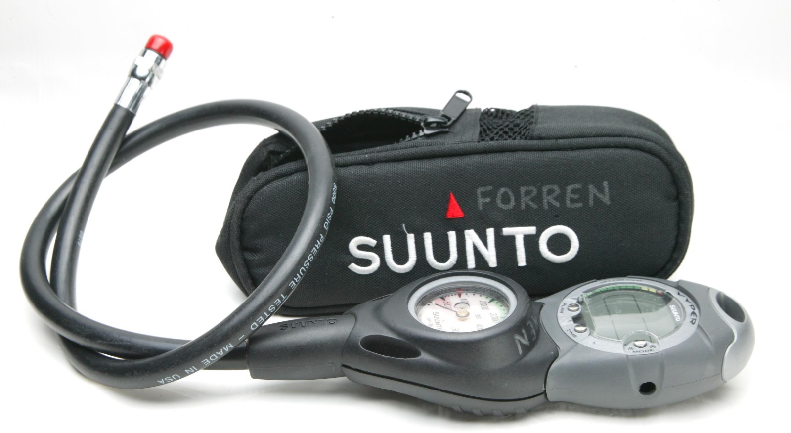 Scuba Suunto Console With Vyper Dive Computer, Pressure Gauge & 30″ Hose. Clean.