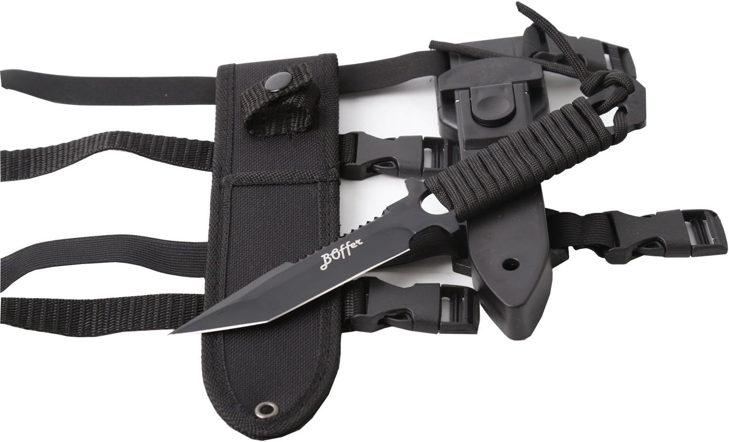 Dive Knife Scuba Diving Knife, Black Tactical Sharp Blade Knives, Divers Dive To