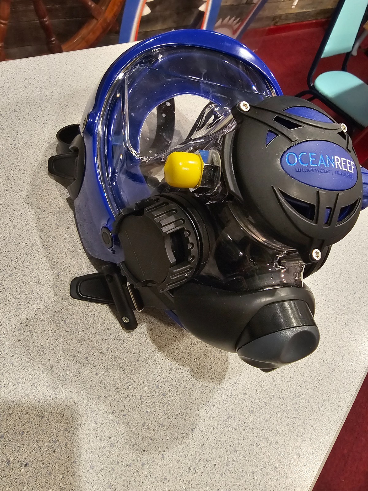 Ocean Reef Space Extender- Diving Full Face Mask Cobalt M/L