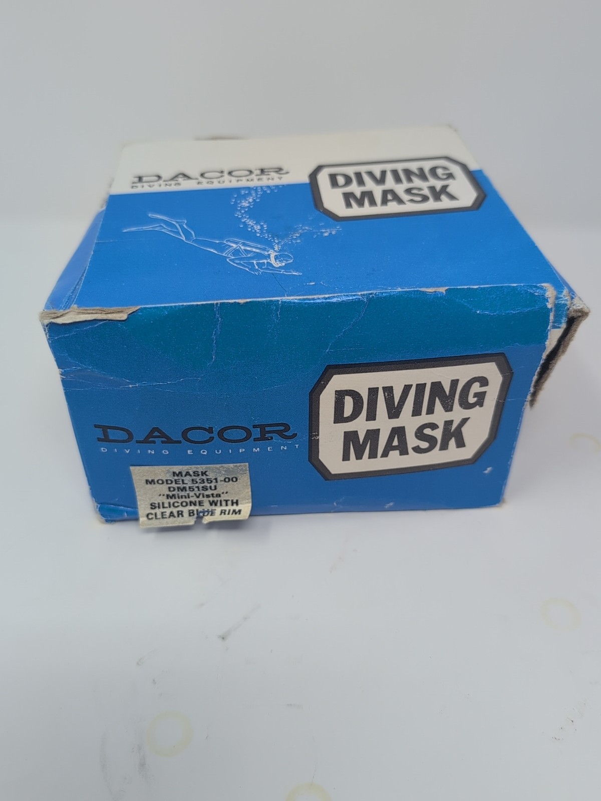 Vintage Dacor Vista Snorkel Scuba Dive Mask Original Box Leaflets And Receipt