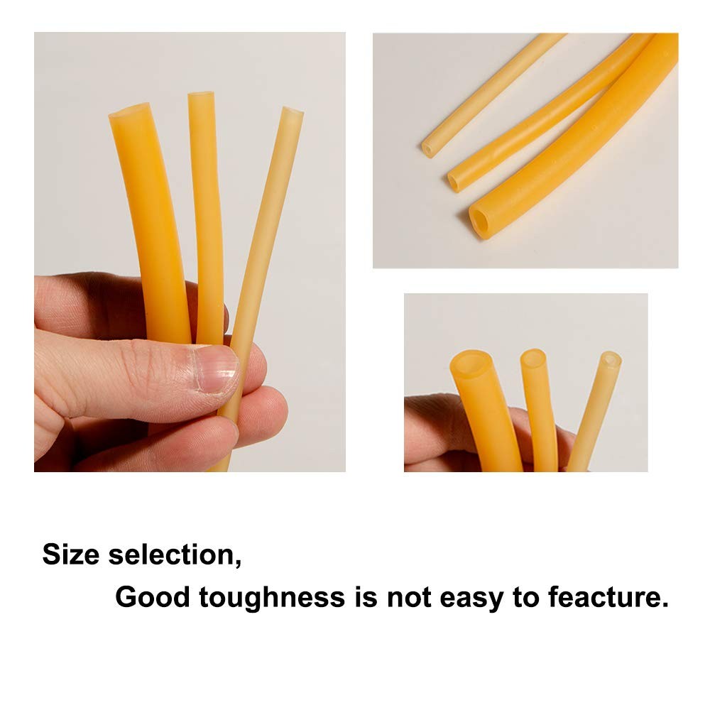 Feelers Natural Latex Rubber Tubing Tube 1/2″ (12mm) ID x 12mm*17mm,