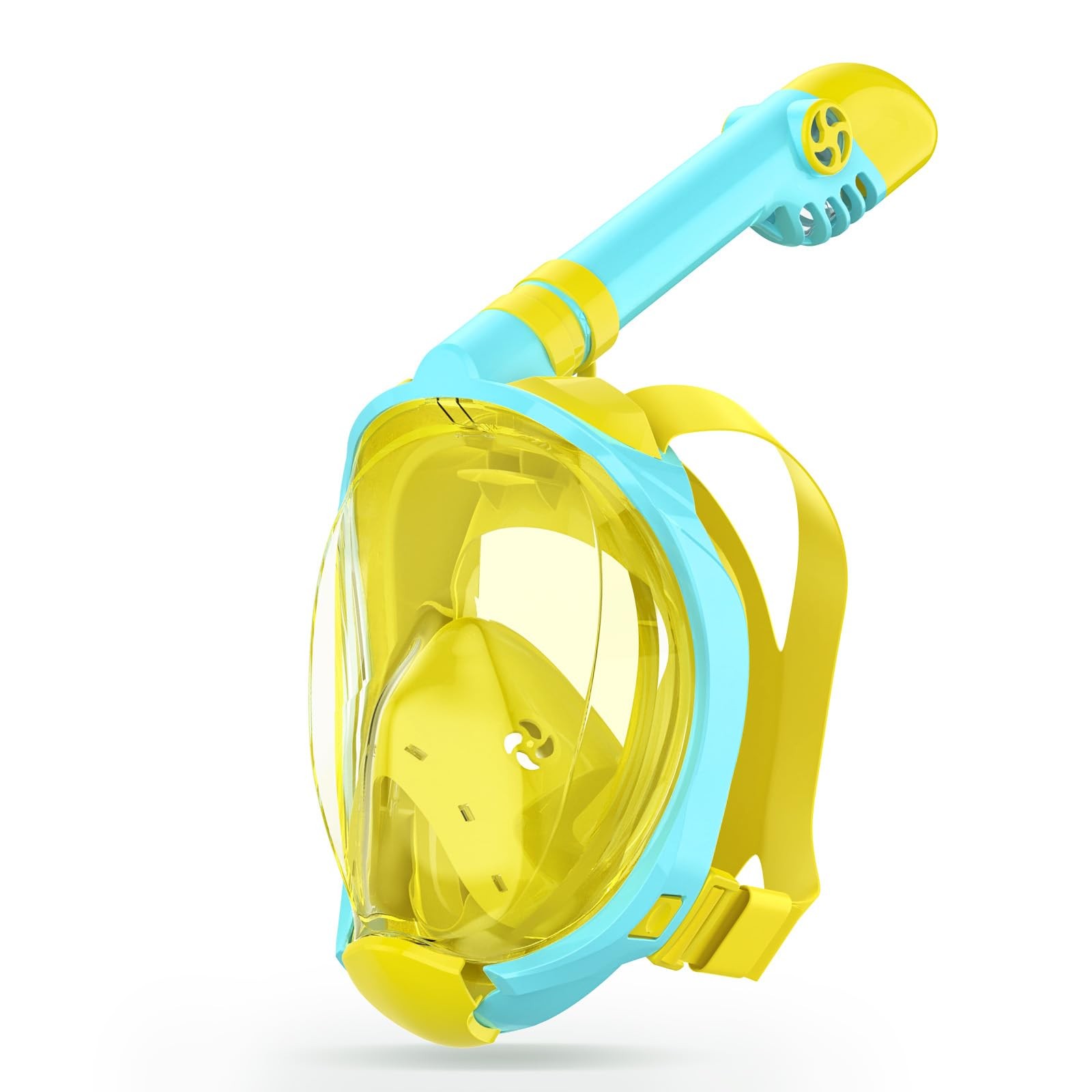 Greatever Snorkeling Gear for Kids, Ideal Gifts of Kids A1-Blue Yellow