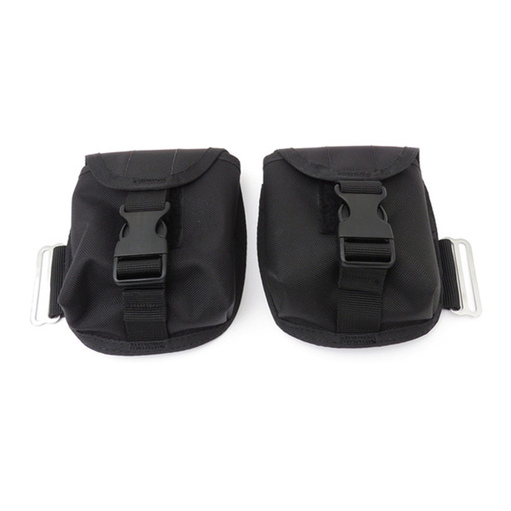 Diving Essentials Pair of Compact Scuba Weights Bags Each Holds 4 4lbs