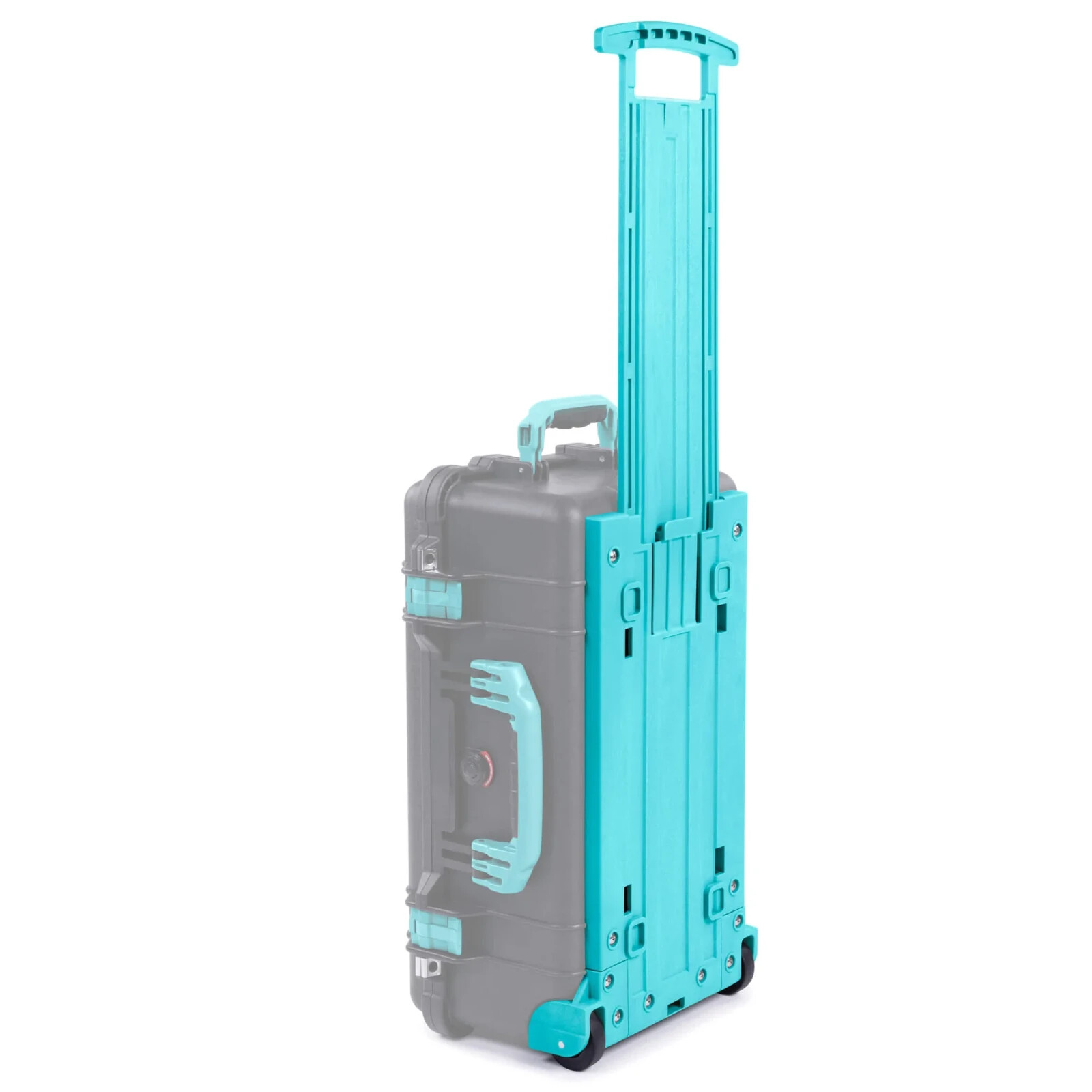 Teal Pelican 1510 or 1560 Complete Trolley Kit – With wheels + screws.