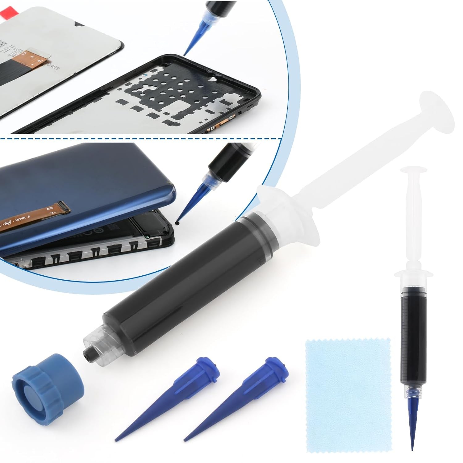 RTV Silicone Adhesive Glue for Phone Screen Replacement Repair – LCD Display…