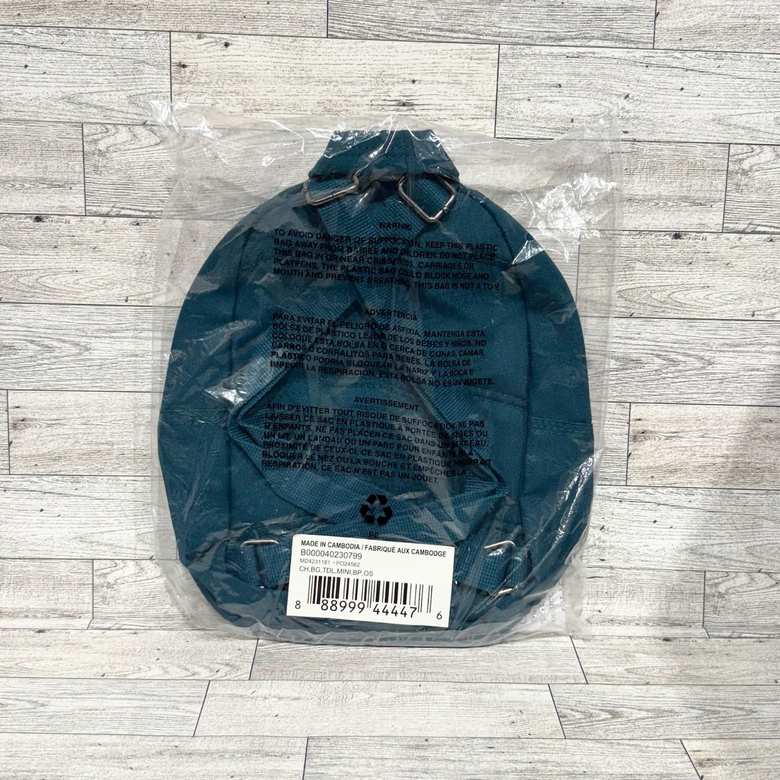 Carhartt Gear Classic Mini Backpack Teal Tidal NEW Purse Unisex Teens Adults