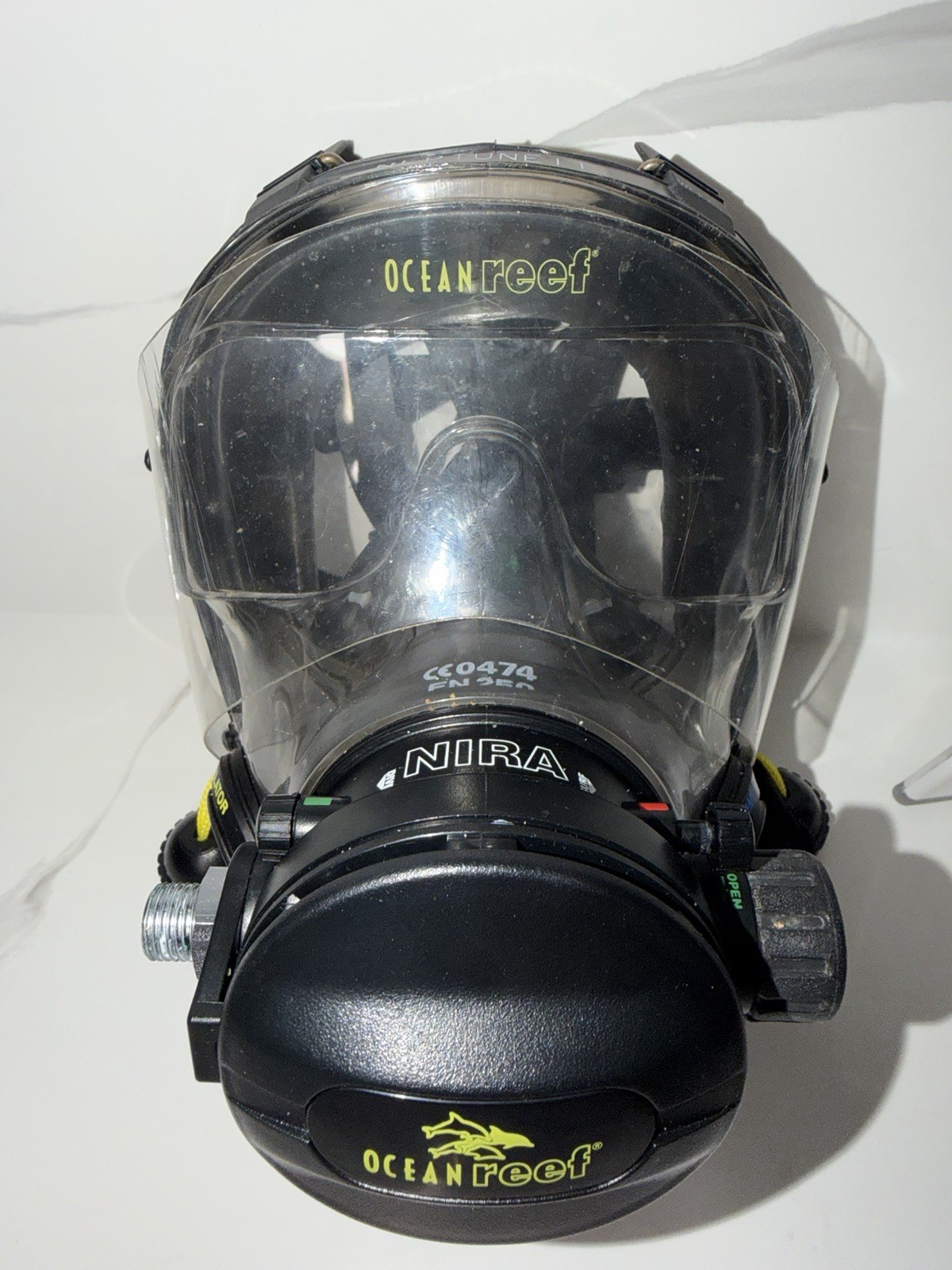 Ocean Reef Neptune II NIRA full face mask Used With Bag.