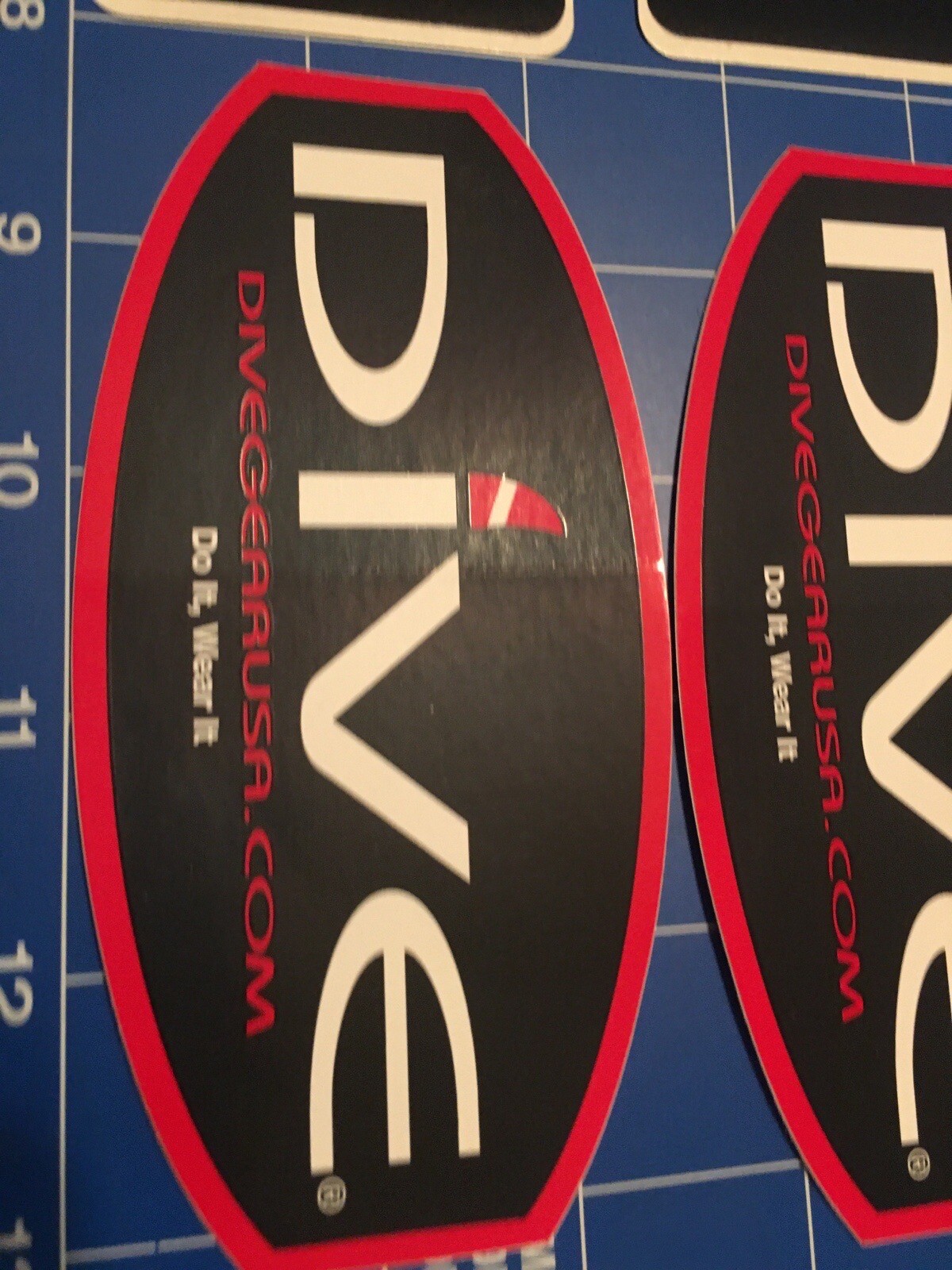 Lot 4 Diving Rare Vinyl Sticker Dive Diver Marine Scuba Ocean Reef Marine