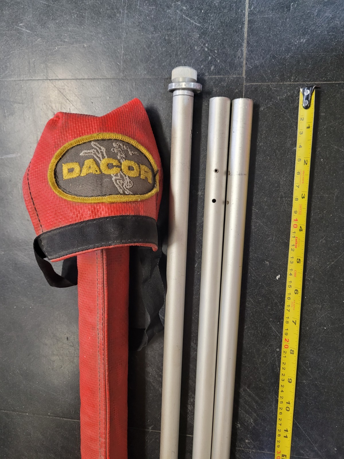 Dacor Aluminum Diving Spear Aprox. 6ft long, untested 80s 90s sports
