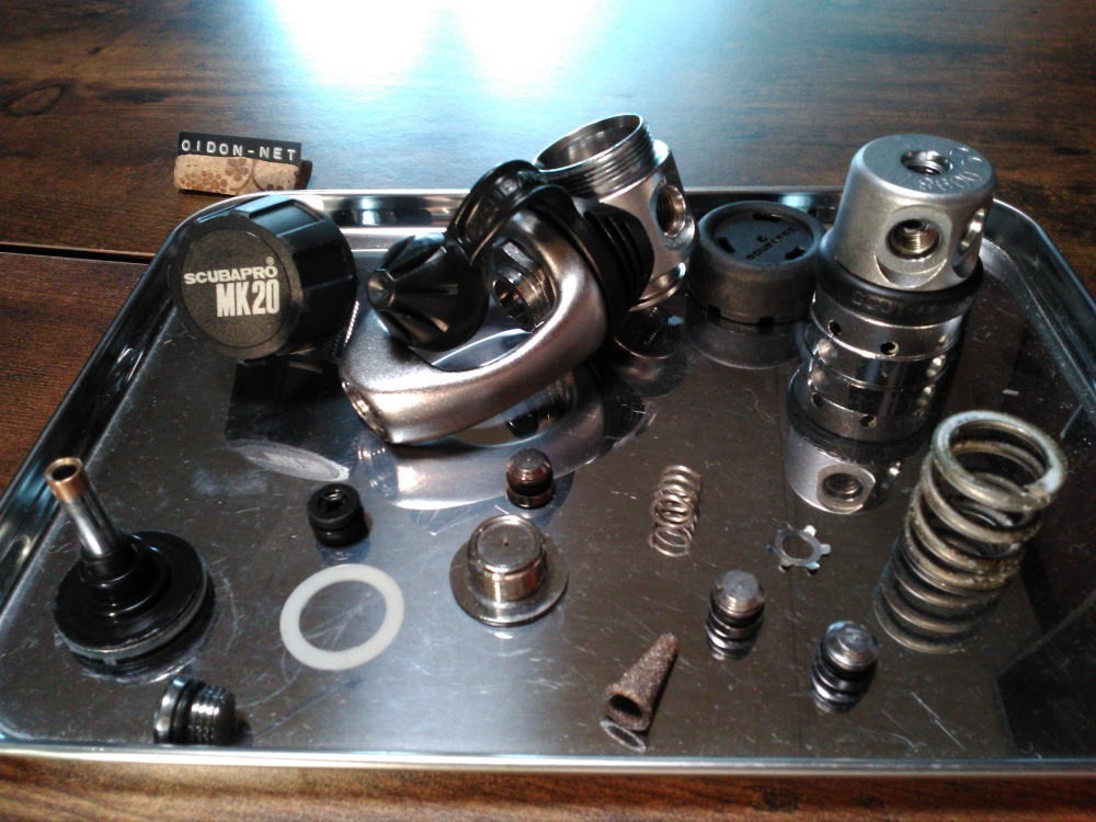 Scubapro MK20 / 80519 Regulator First Stage, Pressure checked; no air leaks