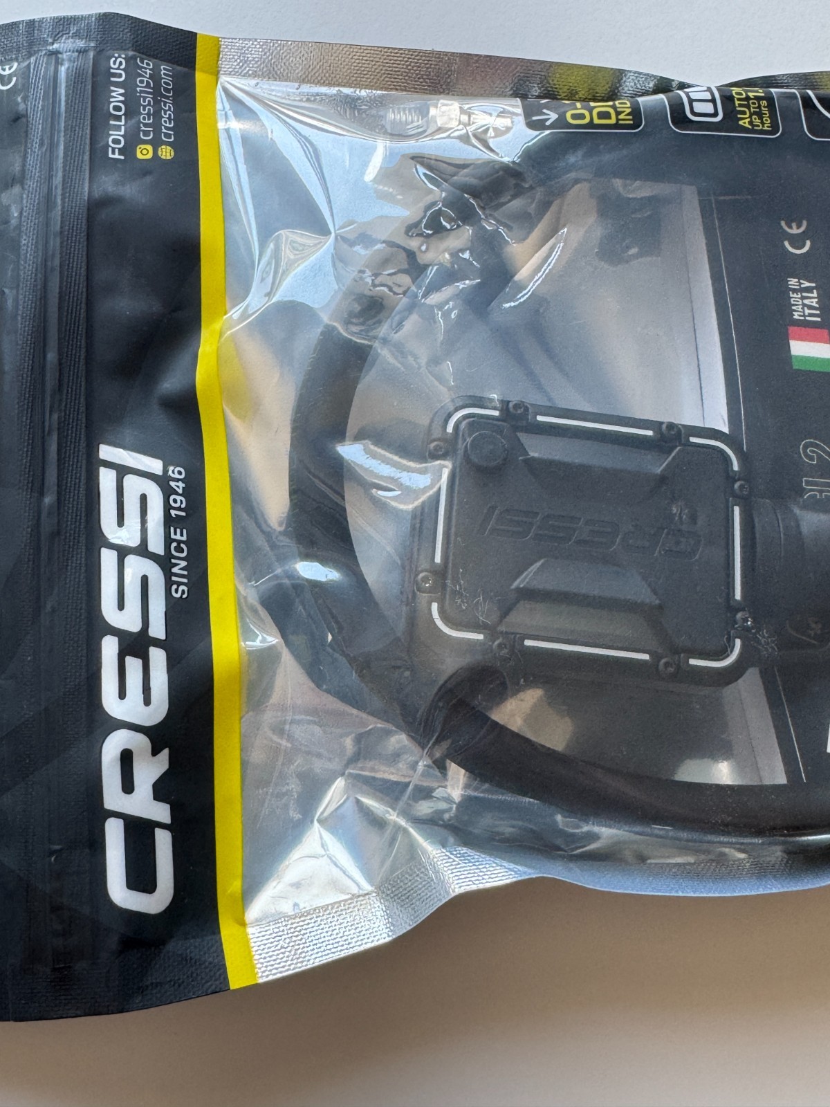 Cressi Digi 2 Digital Pressure + Depth Gauge Console w/ HP Hose NEW SEALED Scuba