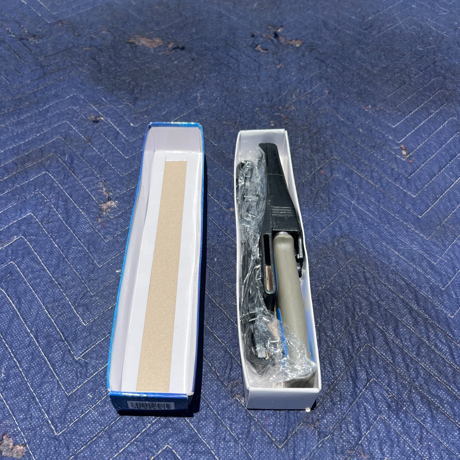 NEW Rite Edge 9″ Dive Knife – Serrated Blade + Line Cutter, Blue Handle + Sheath