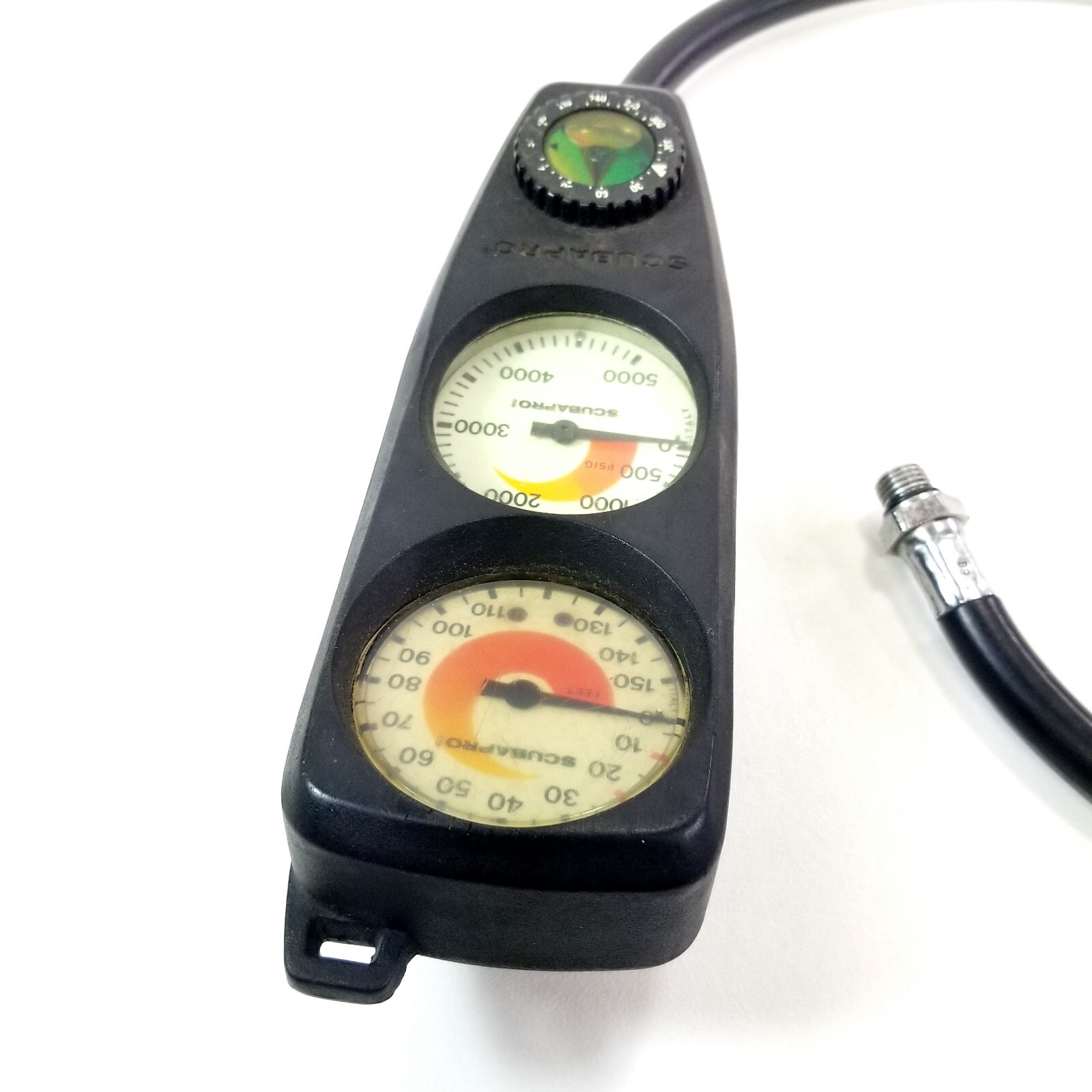 Scubapro Scuba Dive 2 Gauge Console 5000 SPG Pressure Gauge 150ft Depth #5029