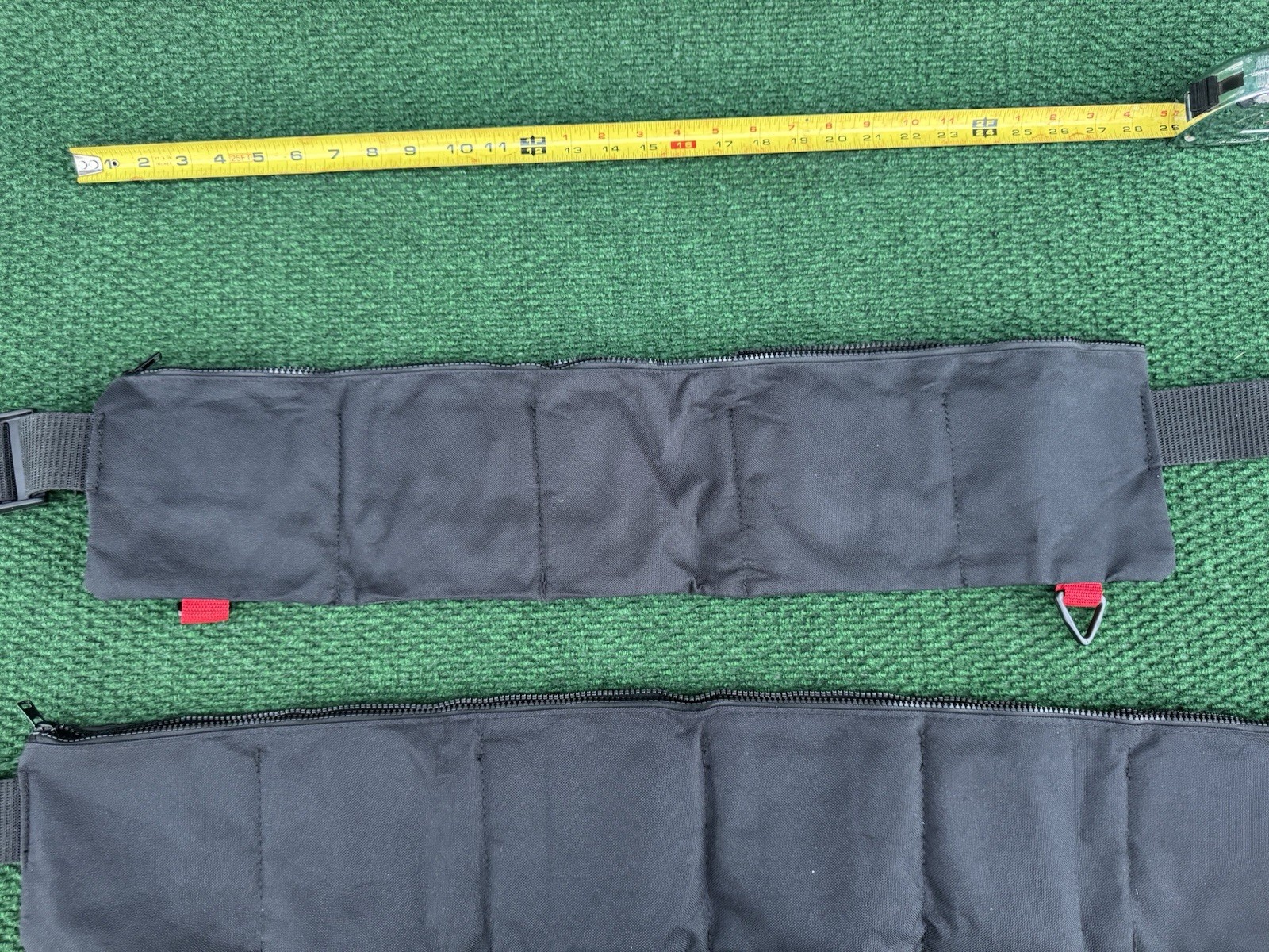 Lot Of 2 Innovative Scuba Concepts Zippered Weight Belt 5 & 6 Pocket