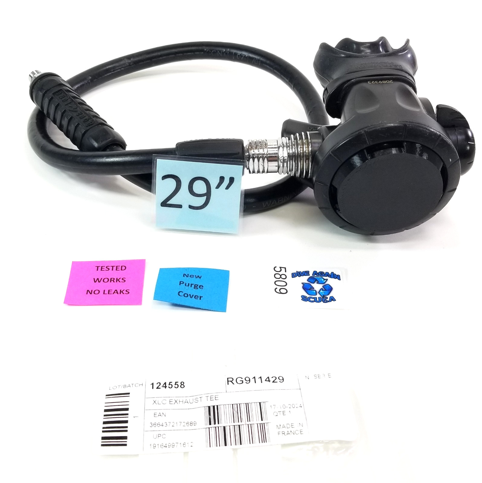 Aqua Lung Titan LX 2nd Second Stage Scuba Dive Regulator NEW Parts Installed