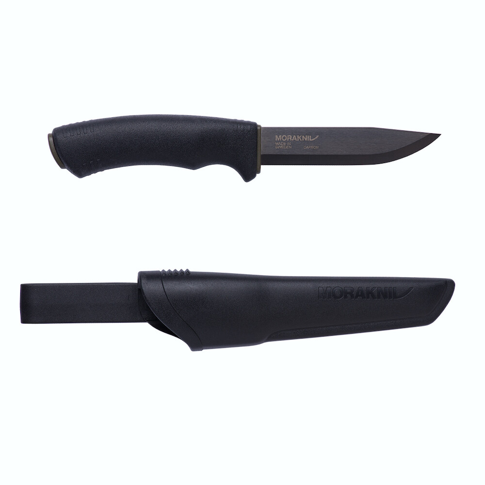 Morakniv Bushcraft Black High Carbon Steel Outdoor Knife – Made In Sweden YKM107