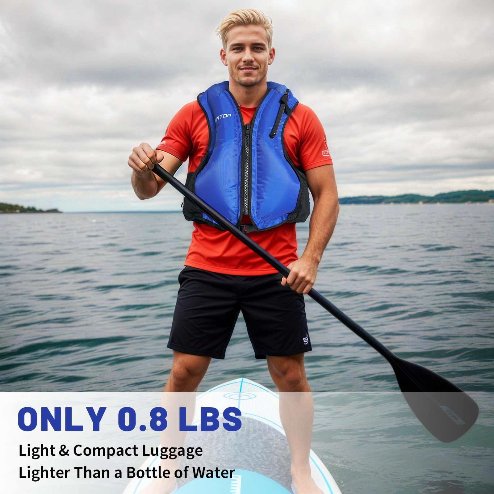 Owntop Inflatable Snorkel Vest For Adult Snorkeling Vests For Men Women Water