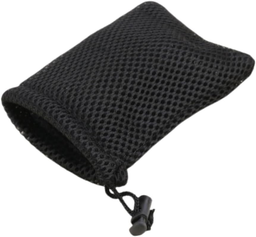 Nylon Mesh Drawstring Bag, 5 x 3.5 Inch Small Storage Pouch String Bags for Mini
