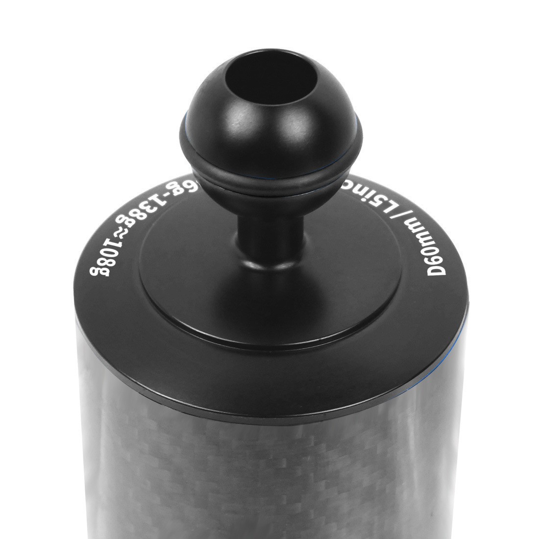 D60 5″-12″ Carbon Fiber Hollow Double Ball Head Underwater Floating Buoyancy Arm