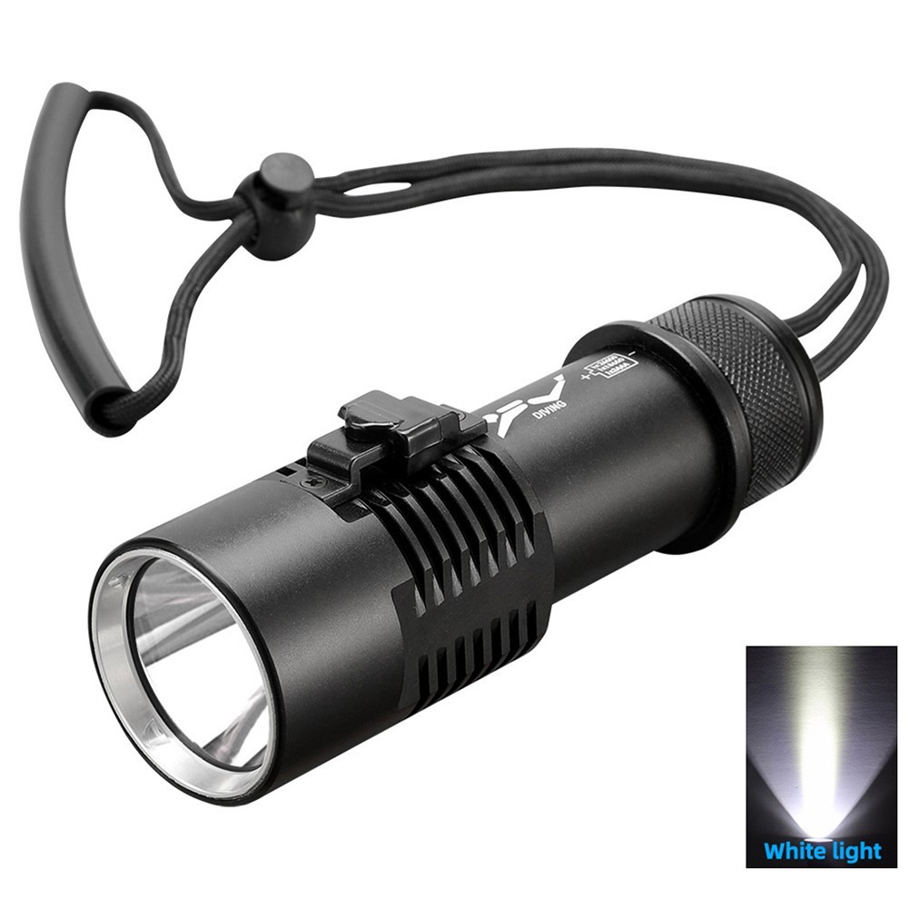 P70 LED Scube Flashlight 80m Waterproof Ideal for Underwater Exploration