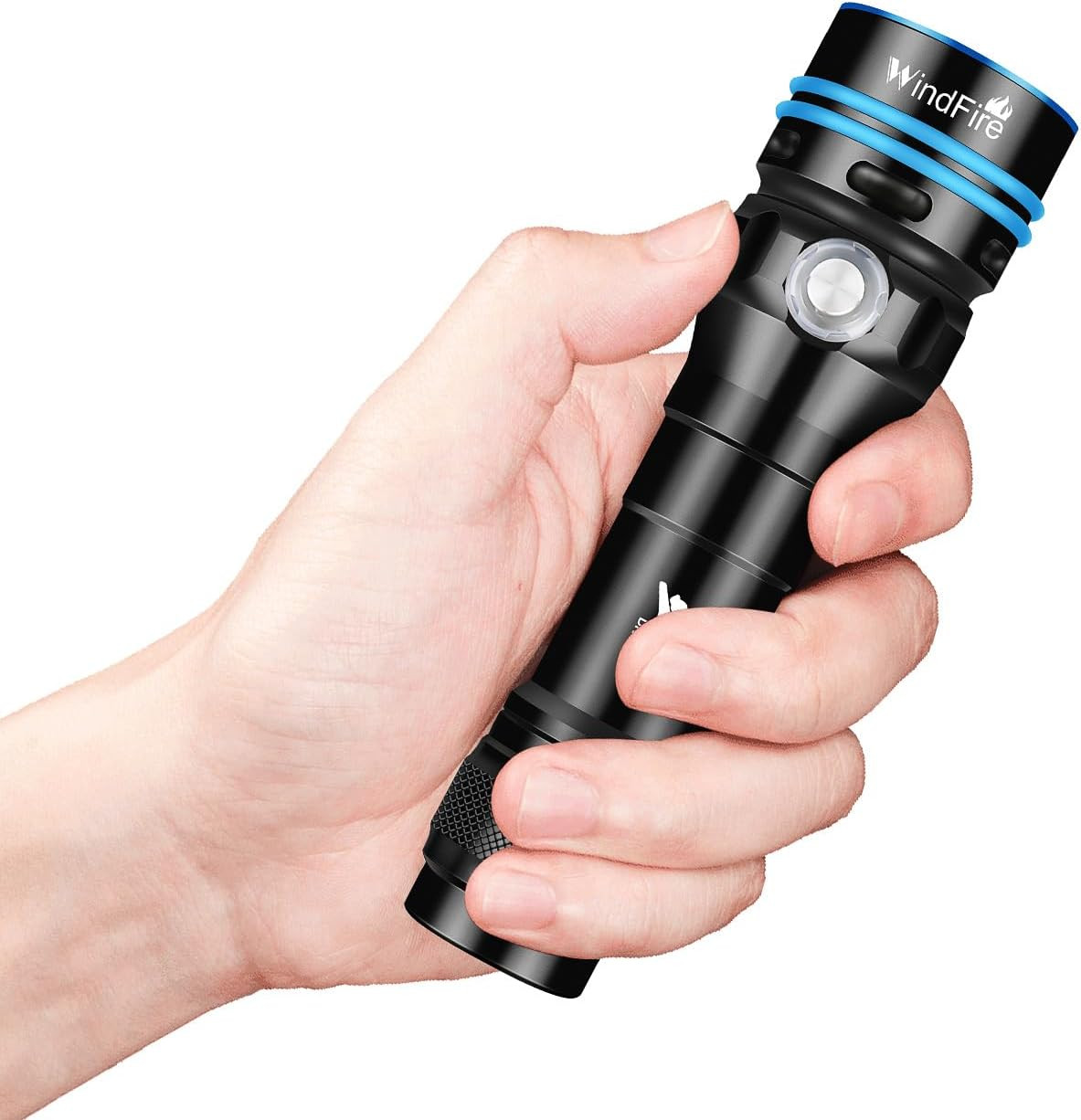 Scuba Diving Flashlight – Super Bright LED Dive Light, IPX8 Waterproof 50 M Unde