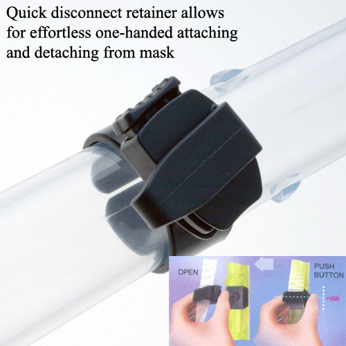 Dry Snorkel SCUBA Spear Fishing Diving Freediving Swimming Silicone Mouthpiece