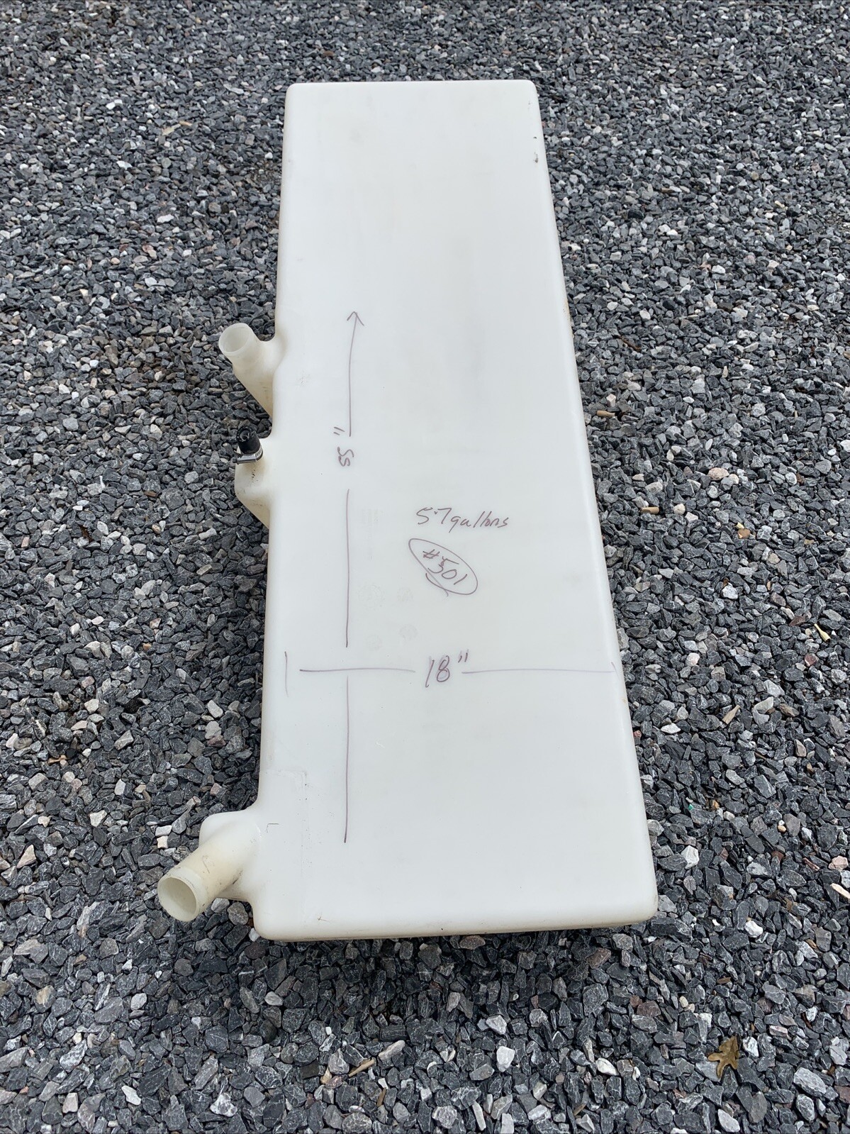 Marine Fuel Tanks Poly Gas Tank Fuel Cell 57 Gal Bass Boat Style 501