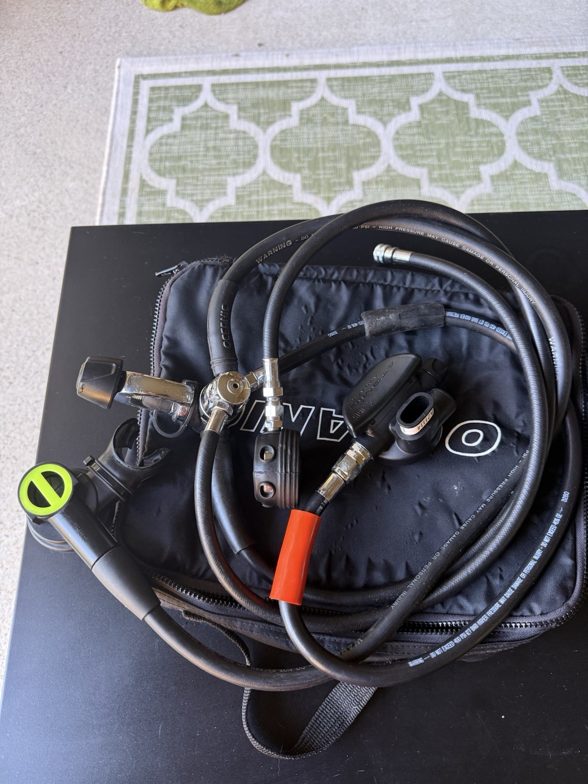 Atomic B2 Regulator Set w 1st Stage B2 2nd Stage Swivel & Scubapro SPG Read