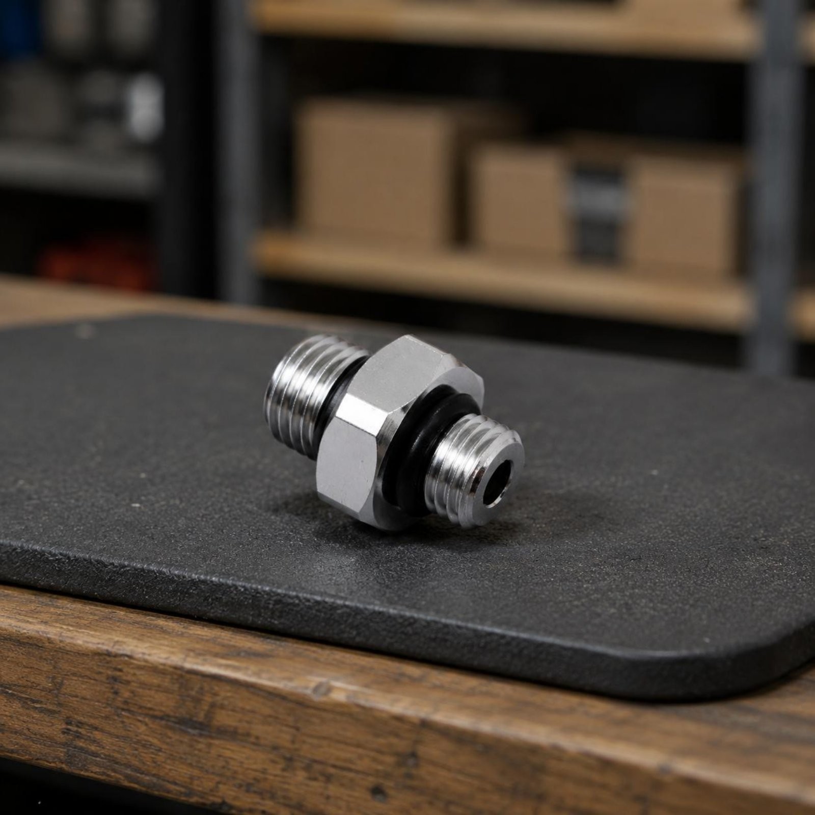 7/16-20 UNF to 3/8-24 UNF Adapter Sturdy Threaded Connector