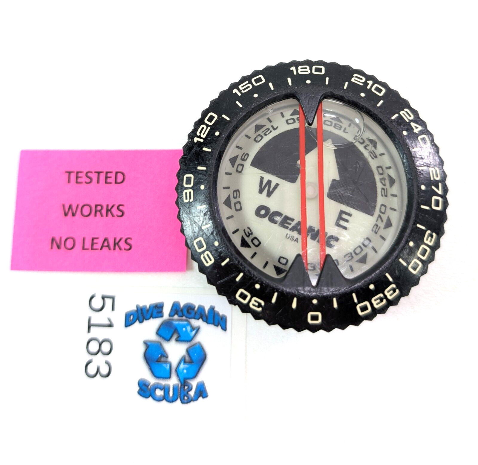 Oceanic Submersible Compass Puck Module Scuba Dive (Aeris, Sherwood, Genesis)