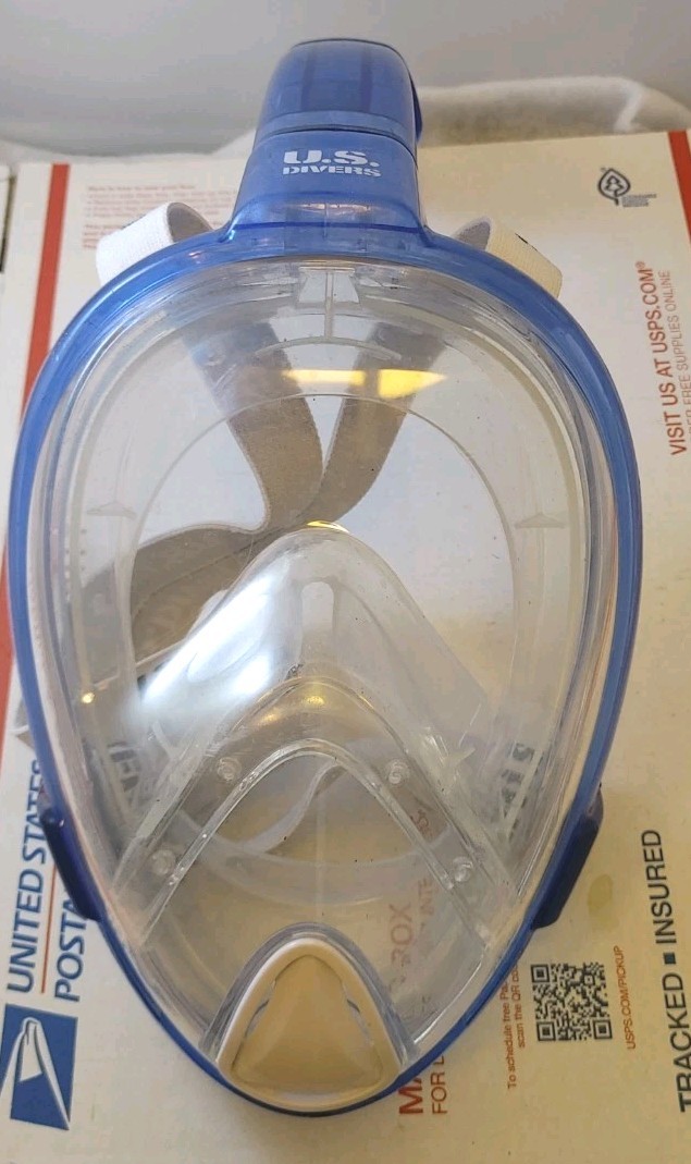 U.S. Divers Adult Small/Medium S/M Full Over The Face Mask Snorkeling Swimming