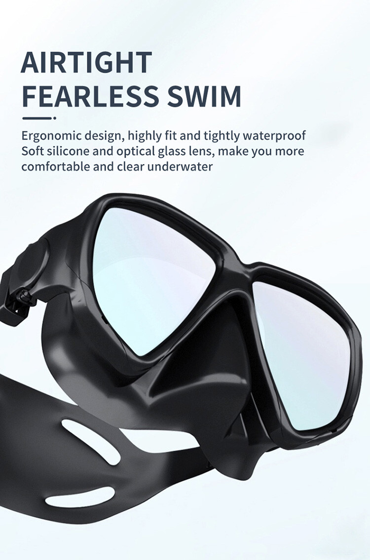 GOYOJO Scuba Diving Equipment Underwater Breathing Kit 2L Diving Oxygen Tank Set