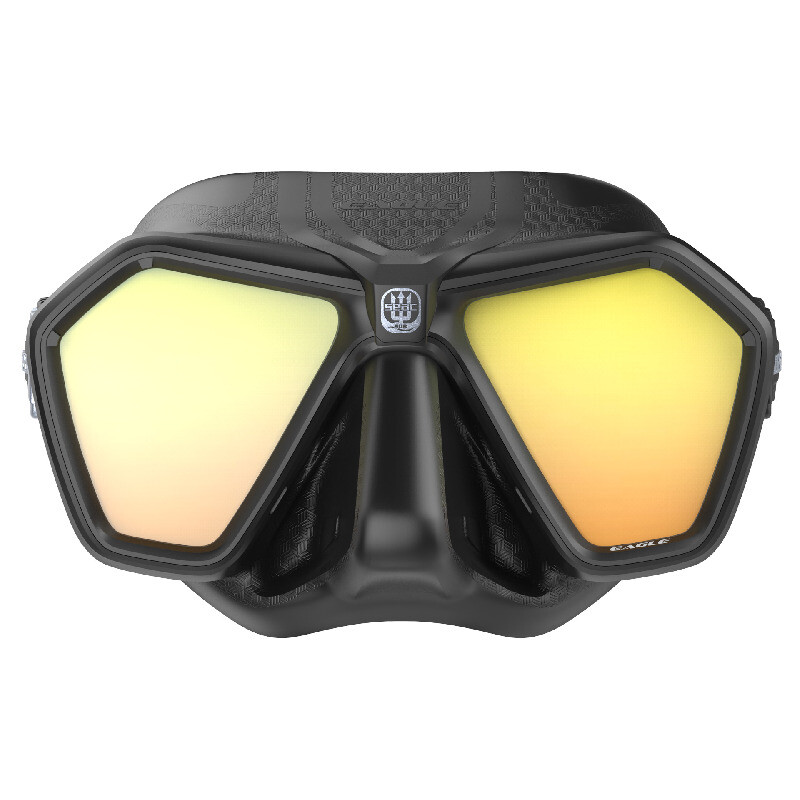 SEA Eagle S/BL LS Black/Yellow Dive Mask (0750066004529A)