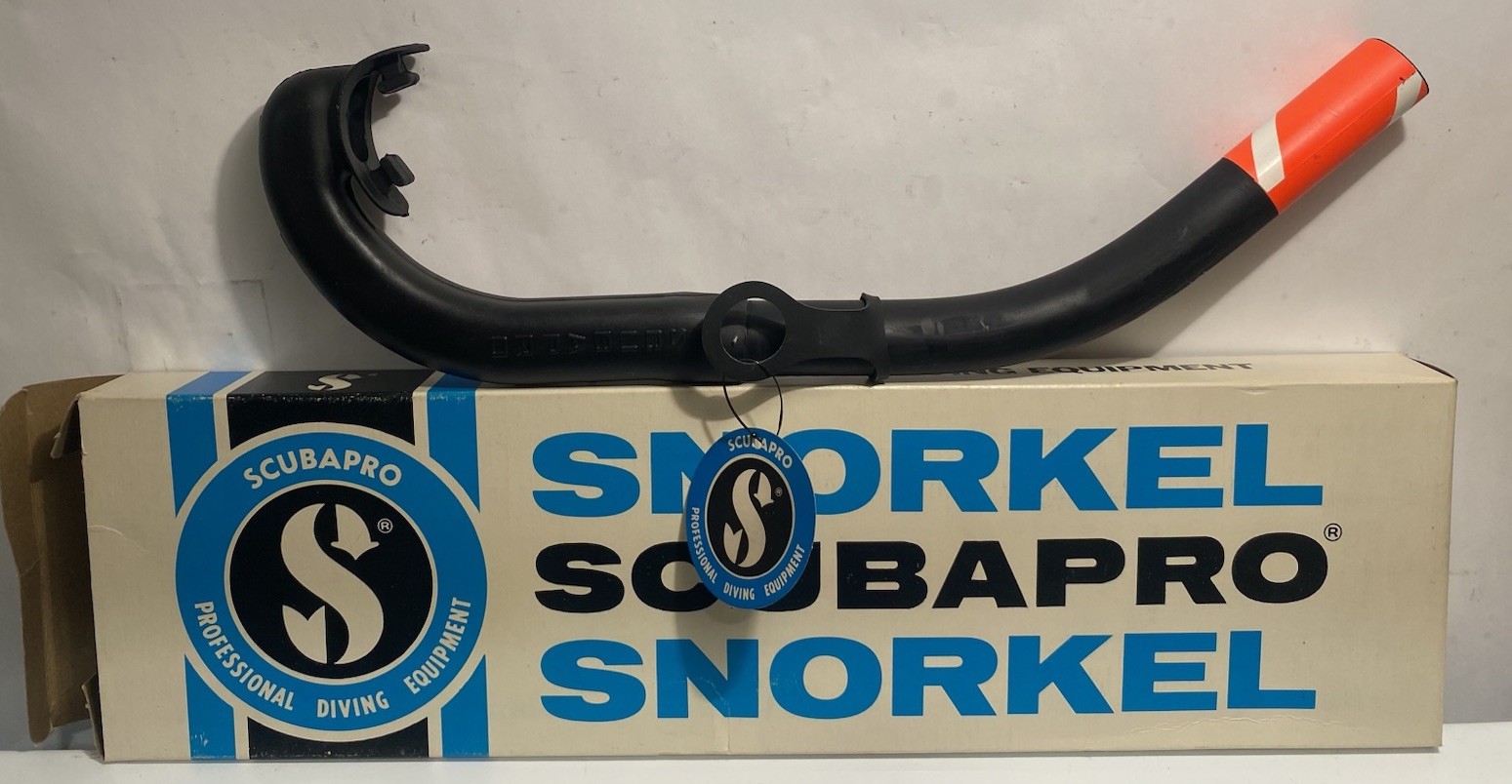 VTG Scuba NOS Scubapro 257 Wrap Around Jet Snorkel Original Box With Tag Diving