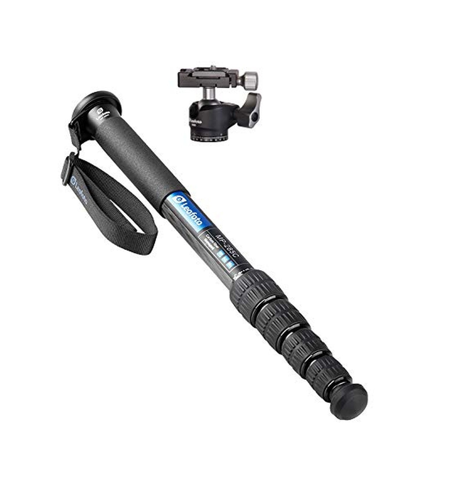 Leofoto Killer Kit MP-285C + LH-25 Ball Head 5 Section CF Travel Monopod Carb…