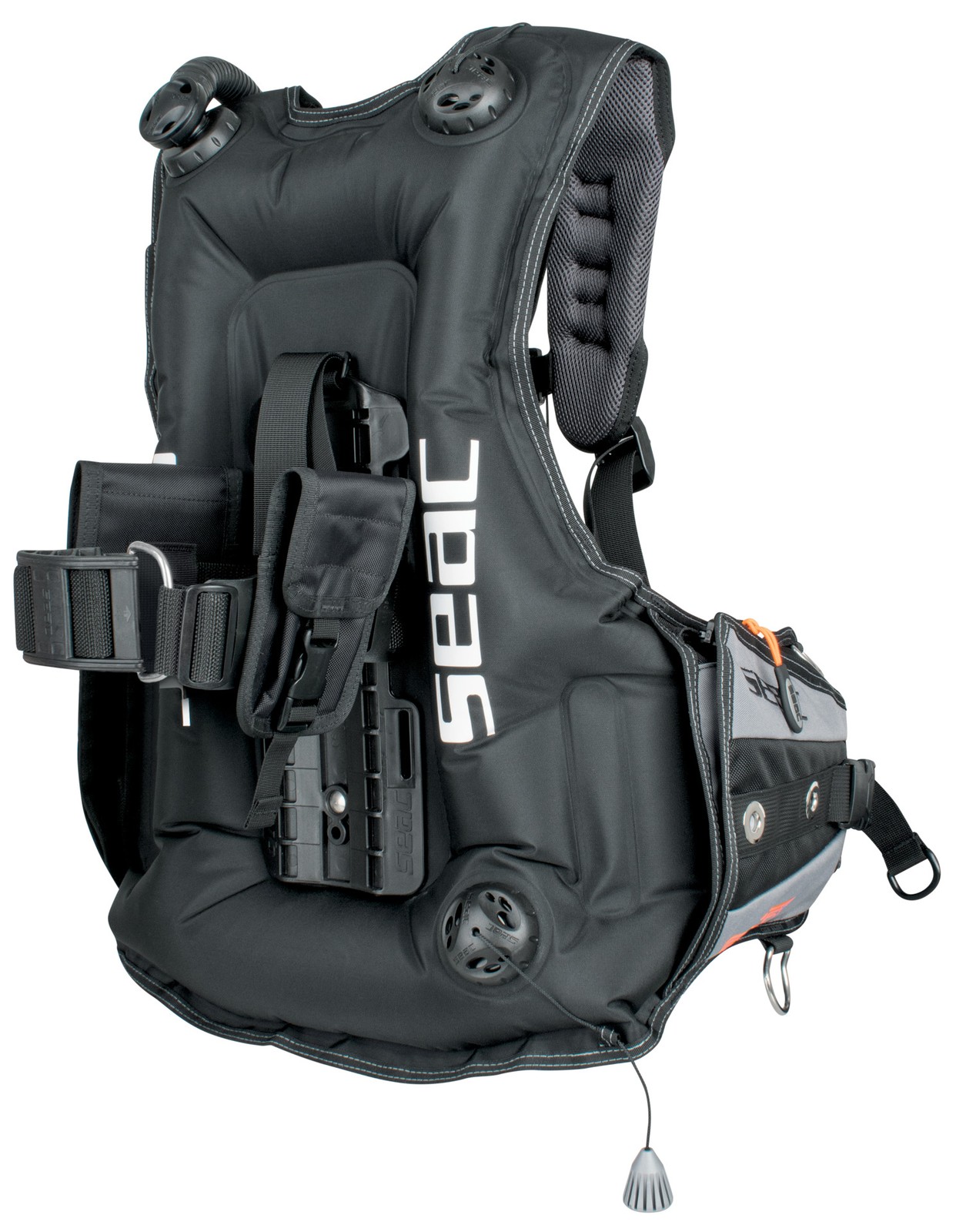 SEAC EQ-PRO Buoyancy Compensator – Black/Grey – Medium