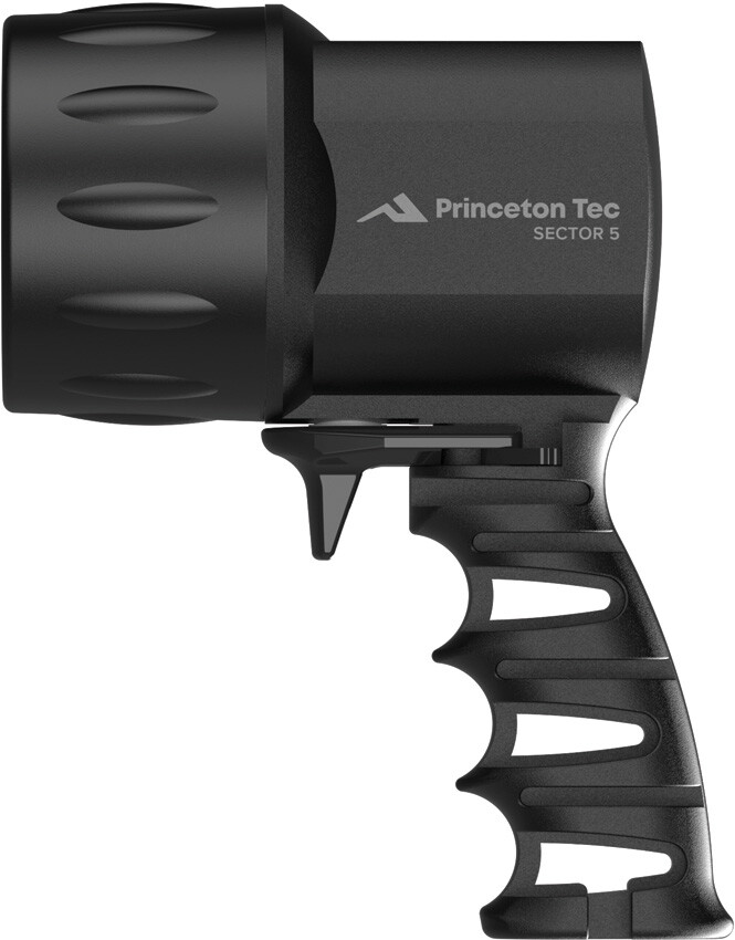 New Princeton Tec Sector 5 Dive Light Black S522-BK