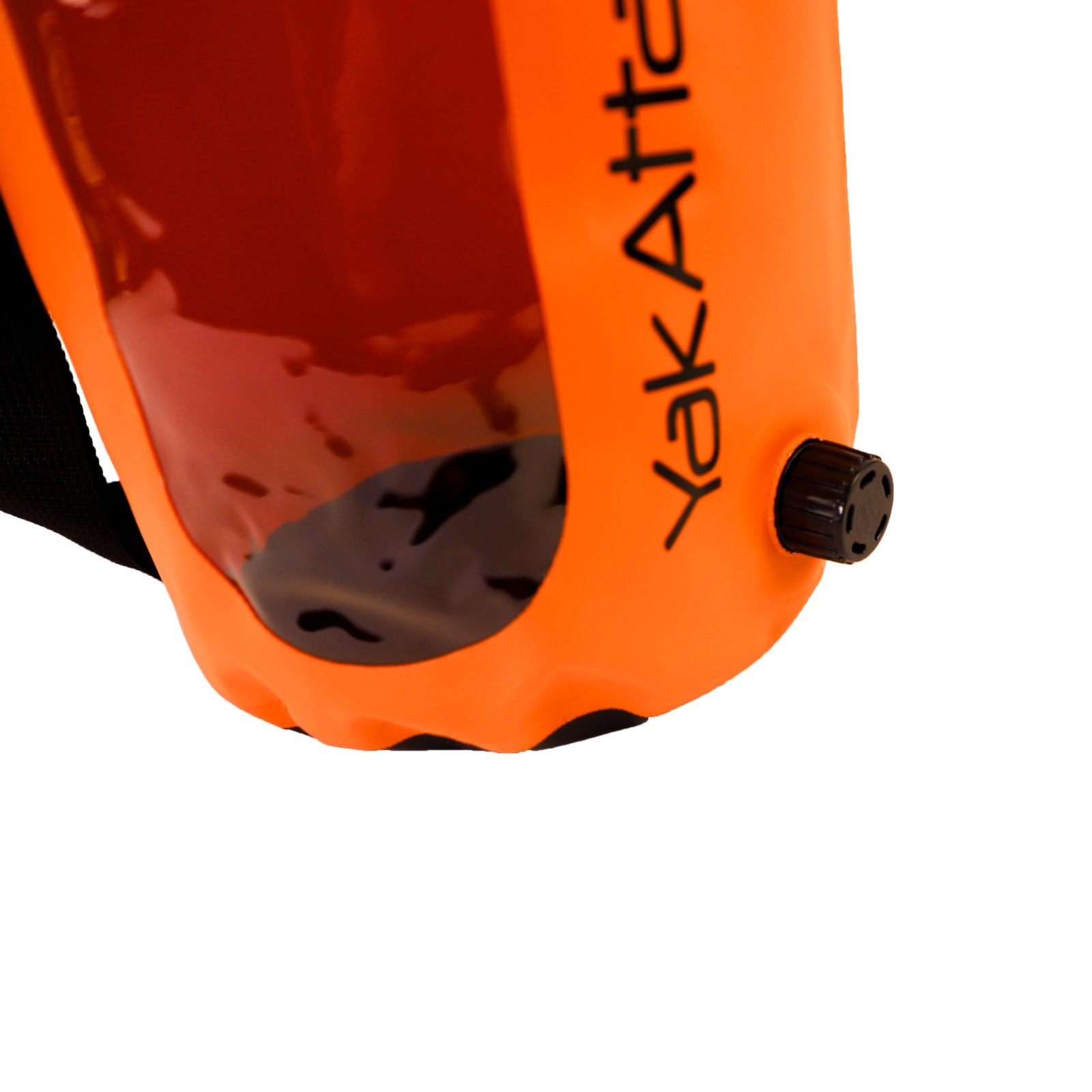 YakAttack 5L Roll-Top Waterproof Dry Bag with Air Valve 5L, Orange