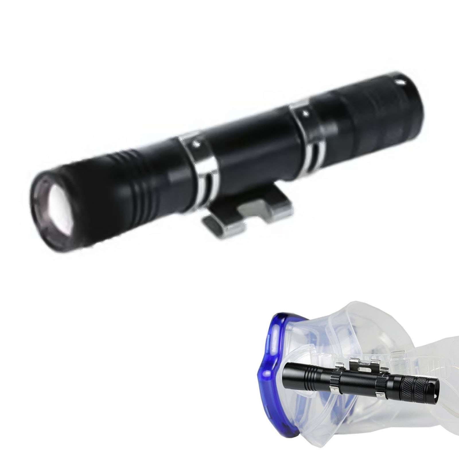 Water Resistant Scuba Diving Light 60000Mcd LED Headlight for Professional Use