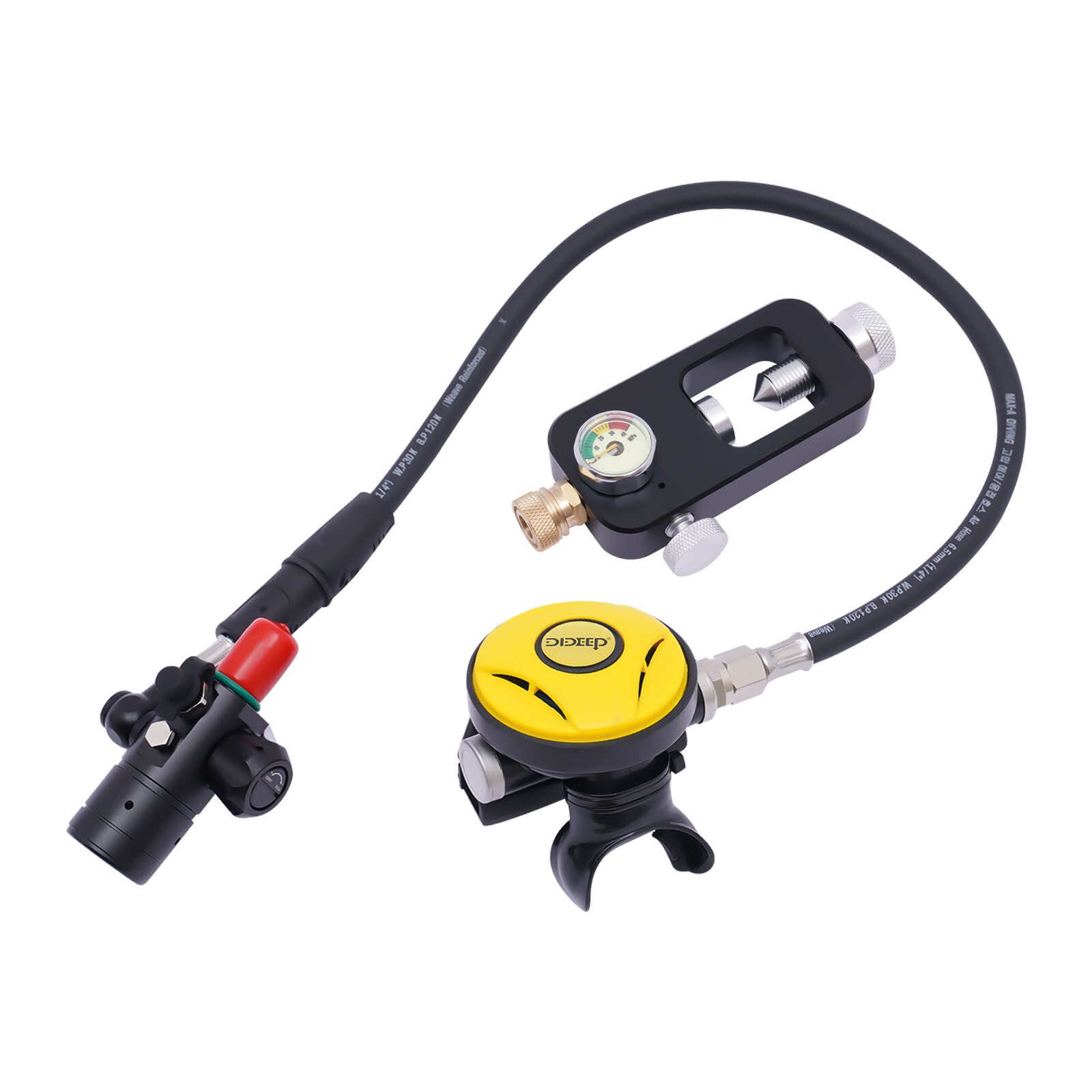 1L Mini Outdoor Underwater Diving Scuba Tank Underwater Breathing Device 3000PSI