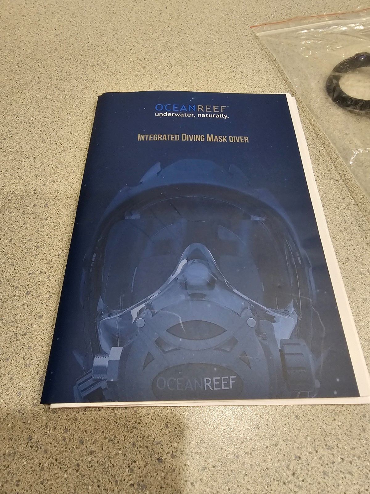 Ocean Reef Space Extender- Diving Full Face Mask Cobalt M/L