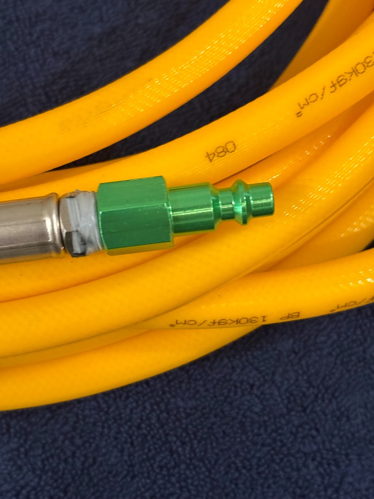 Hookah dive 100% PVC Hose for Snorkeling 40′ w/quick connects Milton style