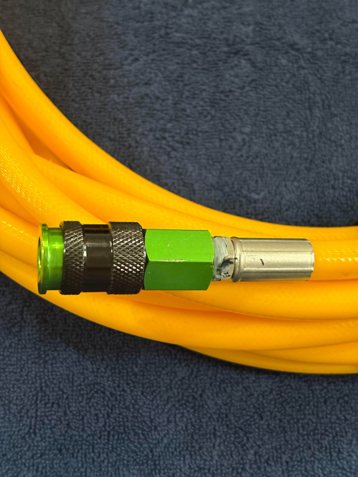 Hookah dive 100% PVC Hose for Snorkeling 40′ w/quick connects Milton style