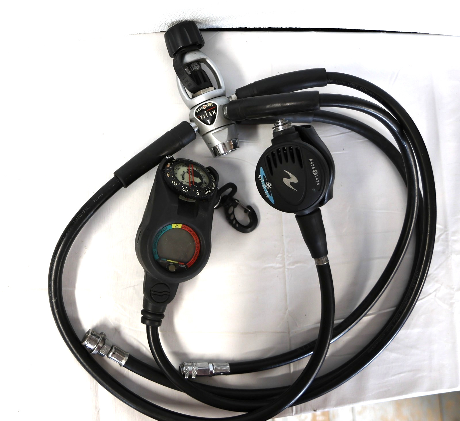 Aqua Lung Scuba Regulator & Mouthpc – Glacia, Titan, Oceanic [UNTESTED; PARTS]